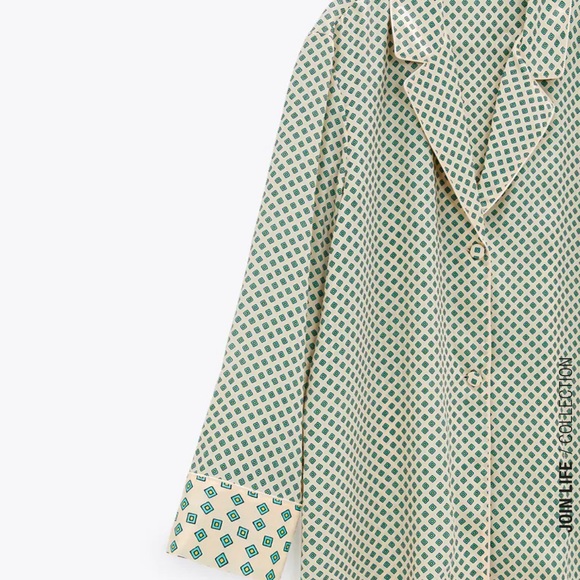 Zara printed pajama top - Picture 9 of 9